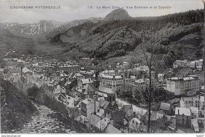 Le Mont Dore - Vue Générale et le Capucin