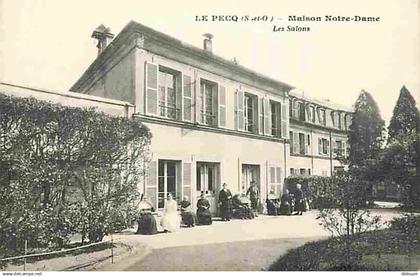 78 - Le Pecq - Maison Notre Dame - Les Salons - Animée - CPA - Voir Scans Recto-Verso