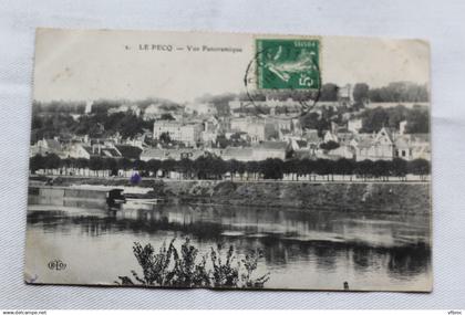 Cpa 1913, Le Pecq, vue panoramique, Yvelines 78