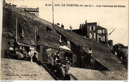 CPA LE PORTEL - Le cabines de bains (196527)