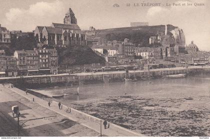 ungelaufene Ansichtskarte Le Treport - Le Port er les Quais