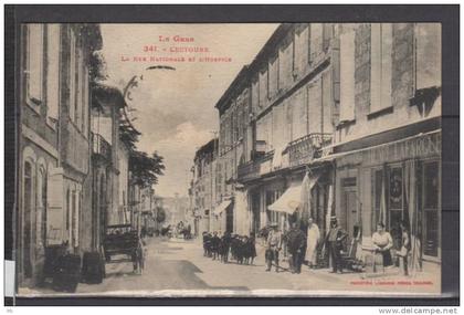 32 - Lectoure - La rue Nationale et l'Hospice