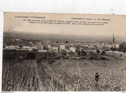 LEMPDES VUE GENERALE ( VUE DES VIGNES)