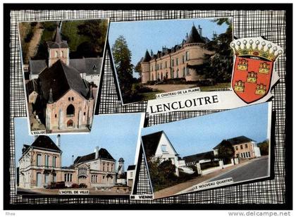 86 Lencloître multi vue blason D86D K86128K C86128C RH074289