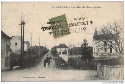 Carte Postale Ancienne de LES ABRETS