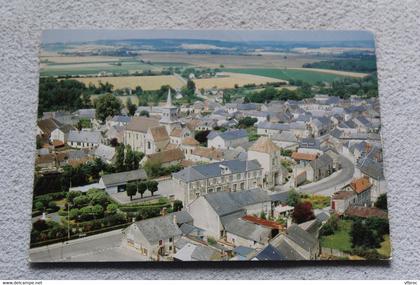 Cpm, Les Aix d'Angillon, vue aérienne, Cher 18