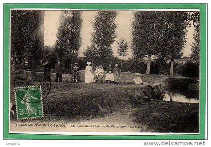 LES AIX D'ANGILLON --  Les Bords de la Fontaine de valentigny...