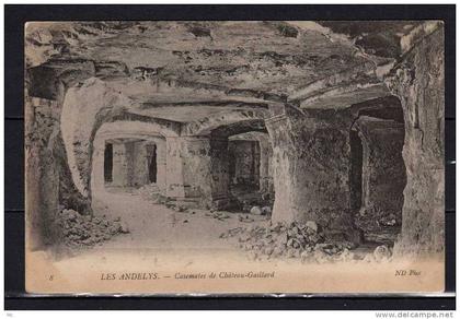 CPA 27 - Les Andelys - Casemates de Chateau-Gaillard