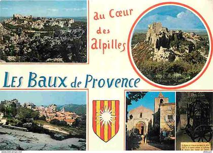 13 - Les Baux de Provence - Multivues - Blasons - CPM - Voir Scans Recto-Verso