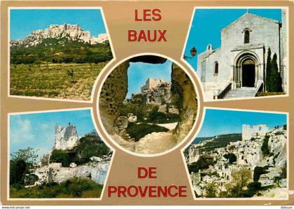 13 - Les Baux de Provence - Multivues - CPM - Flamme Postale - Voir Scans Recto-Verso