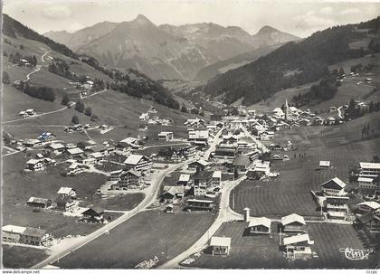 CPSM Les Gets Vue générale aérienne Pointe de Nantaux