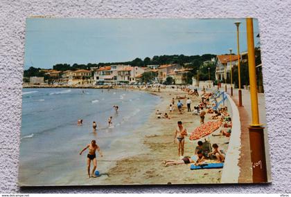 Cpm 1964, les Lecques, la plage, Var