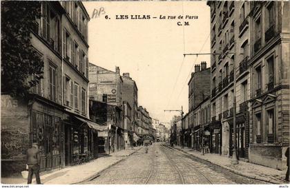 CPA LES LILAS Rue de Paris (1353362)