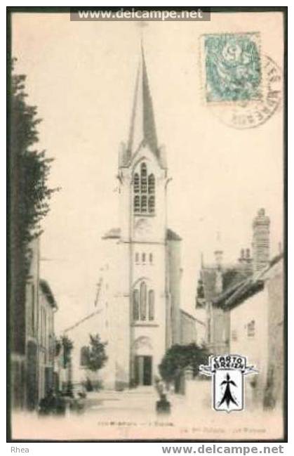 78 Les Mureaux - LES MUREAUX - L'Eglise - cpa