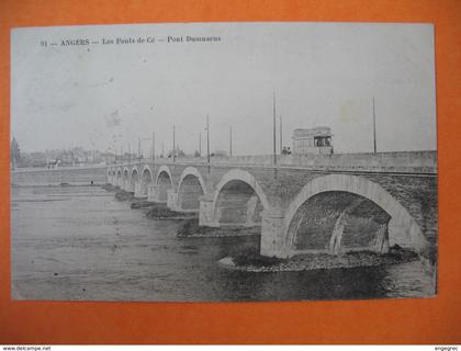 CPA     Angers  1908  -   Les Ponts-de-Cé  - Pont Dumnacus