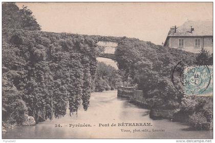 cp , 64 , LESTELLE-BÉTHARRAM , Pont de Bétharram