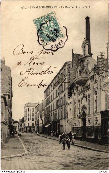 CPA LEVALLOIS-PERRET - La Rue des Arts (986975)