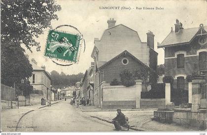 CPA Liancourt Rue Etienne Dolet