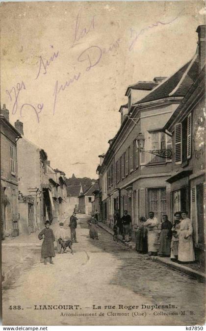 Liancourt - La rue Roger Duplessis