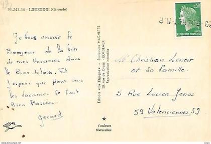 Cachet Guéret 23 sur CPM Libourne