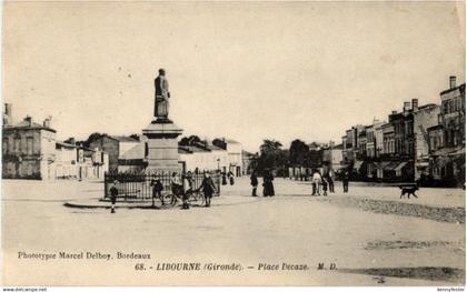 Libourne - Place Decaze