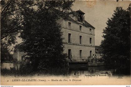 CPA Ligny-le-Chatel Moulin des Fées le Déversoir (1184086)