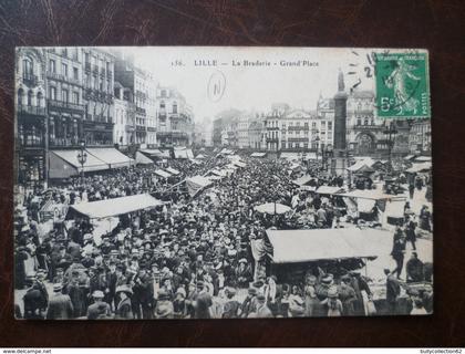 carte  la braderie de Lille grand'place  e.l.d   -LILLE