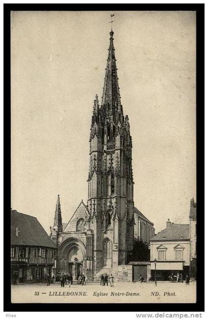 76 Lillebonne eglise D76D K76384K C76384C RH096901