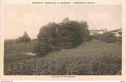 69 - Limonest - Institut Agricole de Sandar - Le Parc et le Troupeau - CPA - Voir Scans Recto-Verso