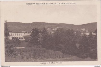 Limonest - Institut Agricole de Sandar - L'Ecole et le Mont-Verdun - CAD