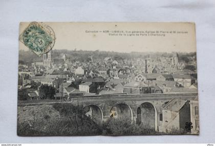 Cpa 1907, Lisieux, viaduc de la ligne de Paris à Cherbourg, Calvados 14