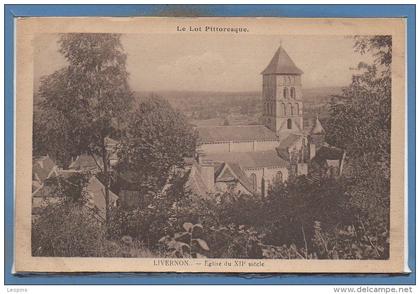 46 - LIVERNON --  Eglise du XIIe siècle