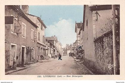 LIVERNON - Rue Principale - très bon état