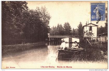 Carte Postale Ancienne de LIZY sur OURCQ