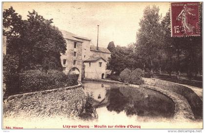 Carte Postale Ancienne de LIZY sur OURCQ