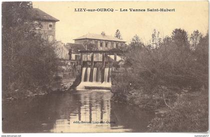 CPA LIZY SUR OURCQ - Les Vannes Saint Hubert - Ed. Baron , Lizy sur Ourcq