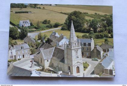 Cpm, Locmine, le bourg de Moustoir, vue aérienne, Morbihan 56