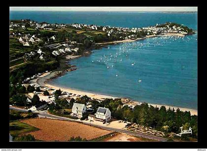 29 - Locquirec - La Plage des Sapins - La Pointe de Locquirec - Vue aérienne - Voir Scans Recto Verso