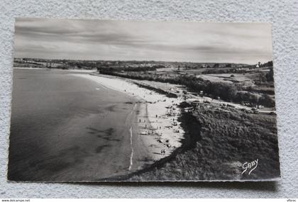 H262, Cpsm, Locquirec, plage du fond de la baie, Finistère 29