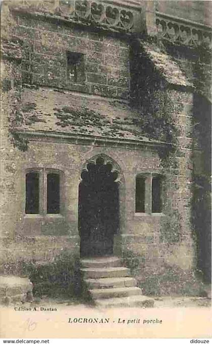 29 - Locronan - Le petit porche - CPA - Voir Scans Recto-Verso