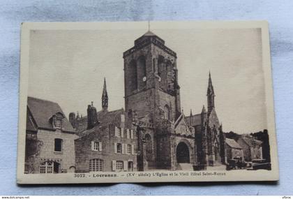 Locronan, l'église et le vieil hôtel saint Ronan, Finistère 29