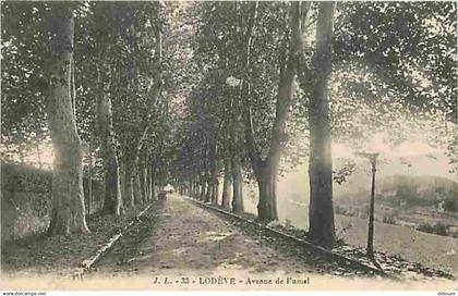 34 - Lodève - Avenue de Fumel - CPA - Voir Scans Recto-Verso