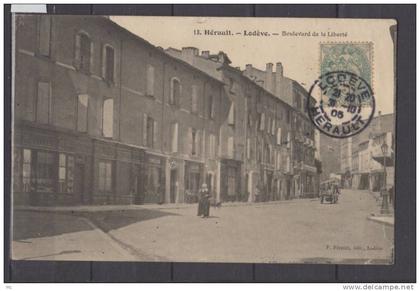 34 - Lodève - Boulevard de la Liberté - animée