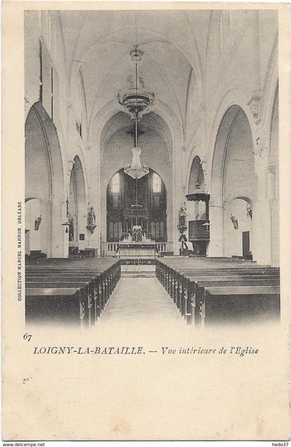 Loigny-la-Bataille - Vue intérieure de l'Eglise