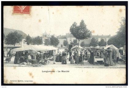 cpa du 91 Longjumeau le marché      JUI34