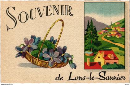 CPA LONS-le-SAUNIER - Souvenir (212124)