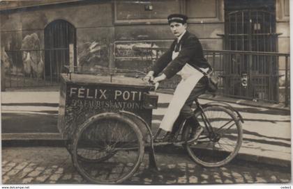 FELIX POTIN  LOT DE 7 CARTES PHOTOS + UN MENU  DE 1927  VOIR LES SCANS