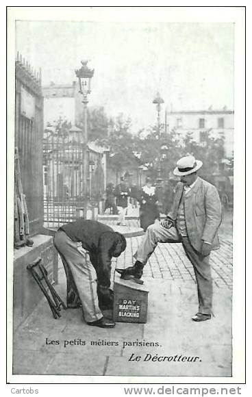 LES PETITS METIERS PARISIENS Le Décroteur