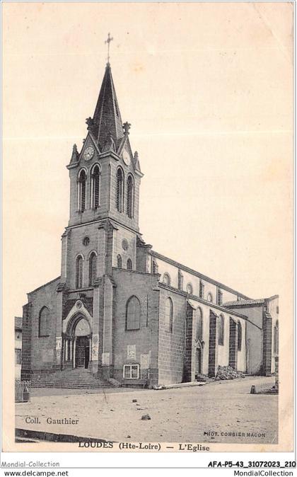 AFAP5-43-0542 - LOUDES - l'église