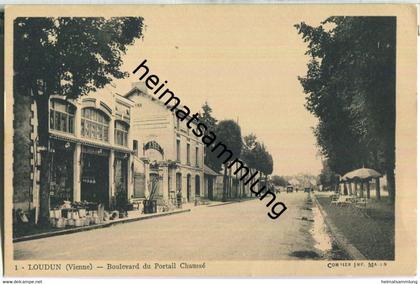 Loudun - Boulevard du Portail Chausee